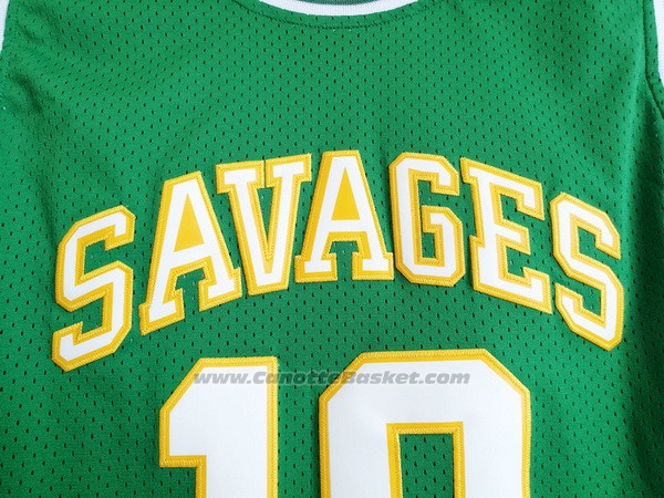 Maglia NCAA Oklahoma State Savages Dennis Rodman #10 Verde